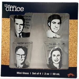 The Office Quotes Mini Shot Glass Set Drinking Game Party